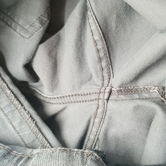 Ellemenno JRS SZ 5 Pants Gray Y2K Glen Check Plaid Zipper Pocket Ankle Length - Picture 13 of 14